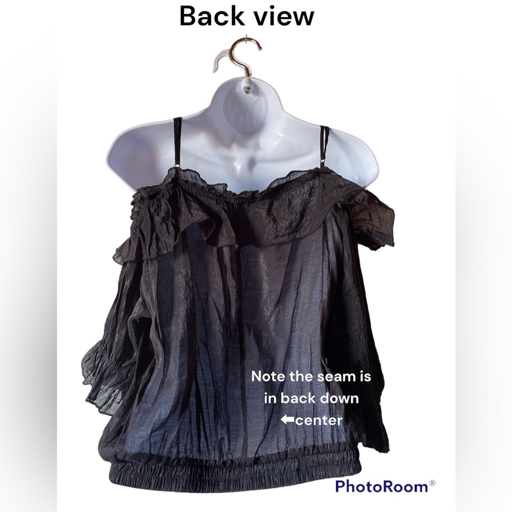HELIUM London Ruffled Off Shoulder Top - Picture 5 of 5